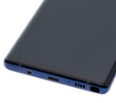 Pantalla OLED usada Samsung Galaxy Note 9 Ocean Blue con marco, lista para reparación de display.