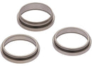 Anillos biselados de cámara trasera de titanio natural para iPhone 16 Pro/Pro Max, juego de 3 piezas, paquete de 10.