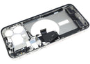 Chasis medio iPhone 15 Pro Max A2849 titanio blanco usado con puerto de carga.