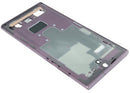 Tapa superior original Samsung Galaxy S22 Ultra color burgundy, repuesto del marco medio S908B.