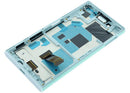 Pantalla original azul Sony Xperia X Compact F5321 con frame para reemplazo de display LCD.