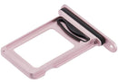 Bandeja SIM dual para iPhone 17e Soft Pink, repuesto original para tarjeta chip.