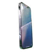 iPhone 12 Pro azul seminuevo, 128GB, libre de fábrica, con triple cámara y salud de batería 100%.