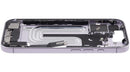 Chasis medio de iPhone 17 (A3112) USado con puerto de carga y piezas pequeñas para reparación.