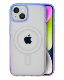 Encuentra en Xela el Estuche delgado Slim Trance Octave iPhone 14 MagSafe en azul y lila para una protección elegante de tu dispositivo.