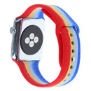 Protege tu iWatch 38mm con una banda de silicona rainbow soft y bumper case con cristal templado en Quetzaltenango.