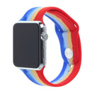 Protege y personaliza tu iWatch 40mm con una banda de silicona rainbow y funda bumper con vidrio templado en Xela Quetzaltenango.