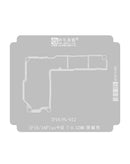 Kit de estarcido BGA magnético Amaoe 4 en 1 para reparación de iPhone 16 Series, espesor 0.12mm, ideal para técnicos.