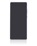 Pantalla OLED usada Samsung Galaxy Note 20 5G Mystic Gray con marco, lista para reparación de display.