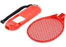 Par de raquetas rojas para Nintendo Switch Joy-Con, accesorio ideal para Mario Tennis Aces y sports games.