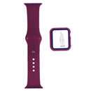 Encuentra la mejor banda de silicona soft y funda bumper con vidrio templado para tu iWatch 42mm en Xela Quetzaltenango.