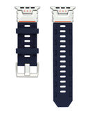 Banda de silicona deportiva para iWatch disponible en color azul en Quetzaltenango.