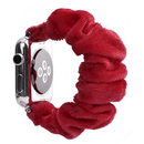 Banda elástica scrunchie para Apple iWatch (38/40/41mm), diseño floral vibrante, ideal para reparación y estilo.