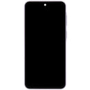 Pantalla OLED Refurbished Samsung Galaxy A37 5G Light Violet con marco, repuesto para reparación de pantalla rota.