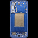Pantalla OLED Samsung Galaxy S25 Plus 5G de 120Hz color azul marino, con marco, lista para reparación.