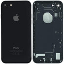 Tapa trasera usada iPhone 7 Jet Black A1660, A1778, A1779, repuesto para reparación, back cover Apple.