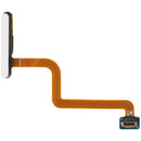 Sensor de huella plateado con cable flex para Samsung Galaxy Z Fold 7 (F966), repuesto para reparación.
