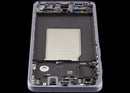 Pantalla OLED con marco refurbished lila para Samsung Galaxy A57 5G, repuesto para reparación de display.