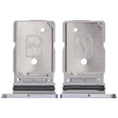 Bandeja dual SIM Samsung Galaxy S25 Ultra Titanium Silver Blue, repuesto porta chip plateado SM-S938B.