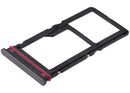 Bandeja SIM y SD negra para Motorola Moto G37 Power XT2625, repuesto original.