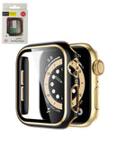 Funda bumper iWatch 44mm brillante hard PC - BLACK & GOLD