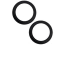 Anillo embellecedor para camara trasera iPhone 15 / 15 Plus (Negro) (Set de 2 piezas)