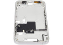 Marco medio blanco titanio para iPhone 16 Pro Max, chasis de repuesto con botones, versión global A2894/A3088.
