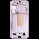 Pantalla OLED 120Hz para Samsung Galaxy S23 Plus, color lavanda, con marco, ideal para reparación de pantalla rota.