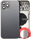 Tapa trasera con componentes para iPhone 12 Pro Max (Versión Internacional) (Usado Original Grado C) (Grafito)