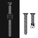 Compra la banda de silicona entrelazada para iWatch en Quetzaltenango, la mejor opción en accesorios para tu reloj.