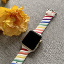 Compra la banda de silicona trenzada colorida para iWatch en Quetzaltenango, variedad de colores disponibles.