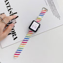 Compra la banda de silicona trenzada colorida para iWatch en Quetzaltenango, variedad de colores disponibles.