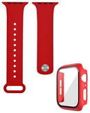 Encuentra la mejor banda de silicona y funda bumper con vidrio templado para tu iWatch 45mm en Quetzaltenango.