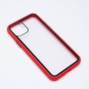Estuche  Marco De Color Rojo Y Parte De Atras Transparente - Iphone 11 Pro Max