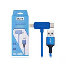 Reparación de cable de datos de interfaz dual para iPhone en Quetzaltenango.