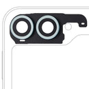 Lente de cámara trasera con anillo de cubierta para Samsung Galaxy Z Flip 6 5G en Quetzaltenango.