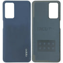 Tapa trasera negra para OPPO A16s (CPH2269/CPH2271), repuesto original para cambio de back cover.