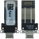 Puerto de carga blanco con cable flex para iPad Pro 11 y 12.9 (A2377, A2435, A2436, A2759).