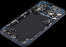 Tapa trasera Deep Blue de iPhone 17 Pro Max (A3295) USADA, con puerto de carga para reparación.