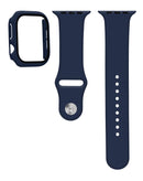 Compra la banda de silicona suave con vidrio templado para iWatch 46mm en Quetzaltenango.