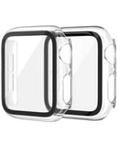 Funda bumper iWatch 46mm Hard PC con cristal templado CLEAR