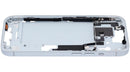 Chasis medio azul OEM USADO para iPhone 15 (A2846, A3089) con small parts, listo para reparación.