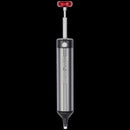 Desoldador de estaño Engineer SS-03 azul y negro, herramienta para reparación de componentes electrónicos.