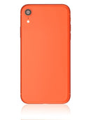 Carcasa trasera con componentes peque√±os preinstalados para iPhone XR (Usado original grado C) (Coral)