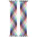 Correa trenzada Solo Loop Pride Edition para Apple Watch, con diseño multicolor vibrante, fabricada en hilo de poliéster elástico.