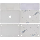 Cubierta 4 en 1 (Superior, Inferior, Teclado, Reposamanos) para MacBook Air 13" Retina (A1932 / Finales 2018 / Principios 2019) (Plata)