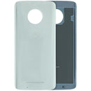 Tapa trasera de vidrio original plateada para Motorola Moto G6 (XT1925) modelo 2018, repuesto para reparación.