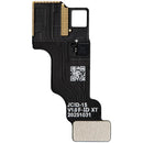 Cable flex JCID Face ID para iPhone 15, 2da generación, con puntos de soldadura visibles para reparación.