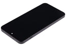 Pantalla OLED refurbished OnePlus 15R Charcoal Black con marco, ideal para reparación de display roto.