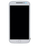 Pantalla LCD blanca refurbished para Motorola Moto G4 Plus, modelos XT1640, XT1641, XT1642, XT1644.